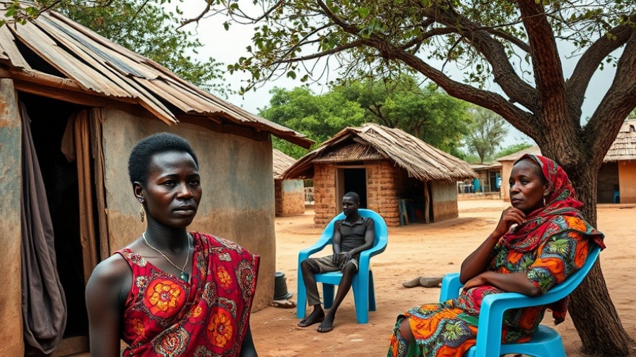 South Sudanese refugees reflecting on USAID funding cuts, highlighting impact.