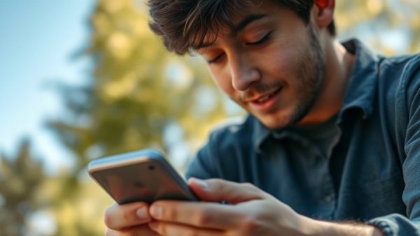Teen using smartphone with adult nearby, depicting tech parenting.