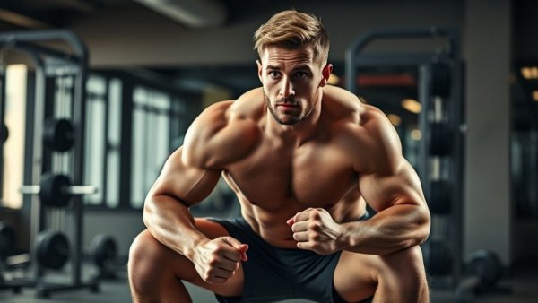 Hatfield Split Squat Benefits: Man performing exercise in gym