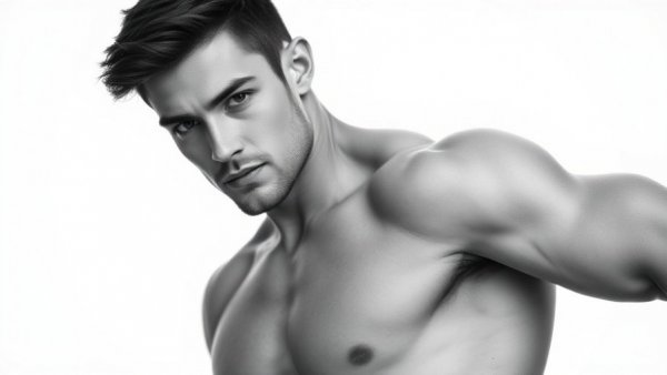 Muscular young man posing, highlighting potential breakout performance in 9-1-1: Nashville.