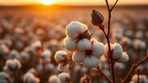 Cotton field at sunrise highlighting the importance of federal relief for Black farmers.