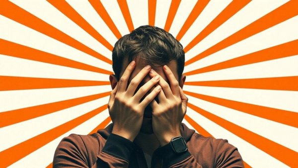 Collage art of emotional overwhelm with cognitive distortions.