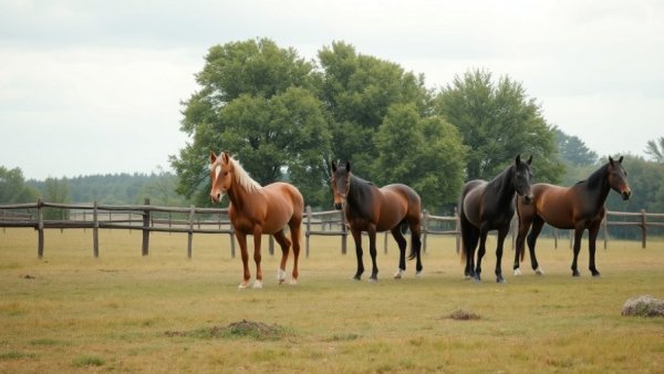 Serene landscape with horses grazing in Georgia, ideal for day trips.