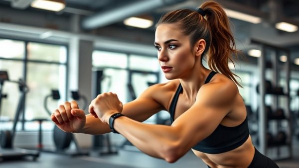 Dana Linn Bailey leg workout challenge in a gym setting.