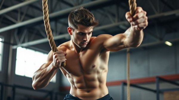 Intense structured mobility training for endurance athletes in a gym.