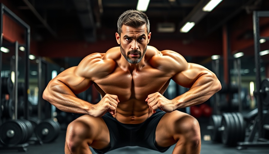 Man demonstrating effective squat variations in gym setting.