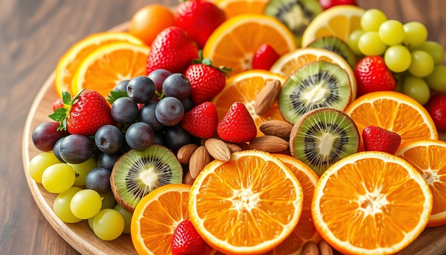 Eating Oranges Daily May Lower Depression Risk: vibrant fruit platter.