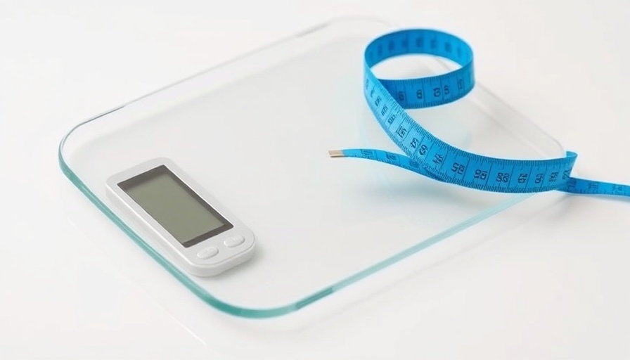 Scale and measuring tape representing intermittent fasting and low-carb diets.