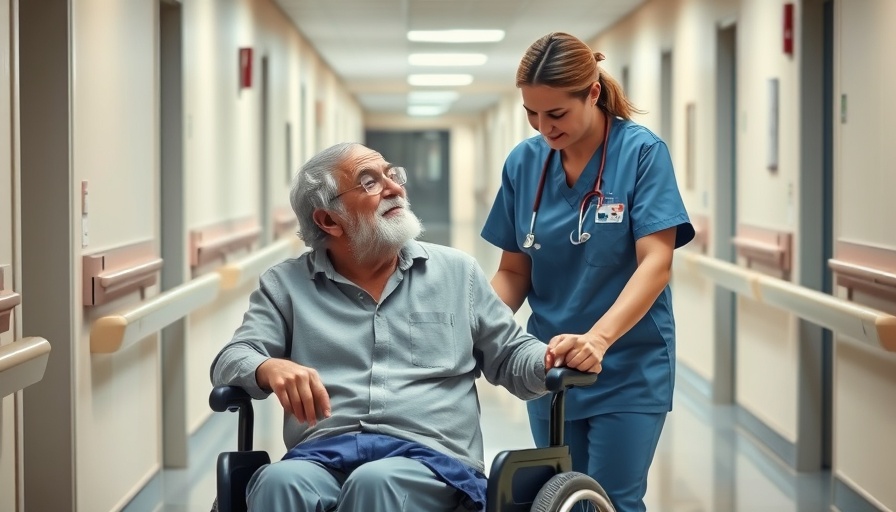 Nurse assisting patient in hospital corridor, FDA recalls health products.