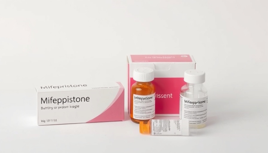 Close-up of Mifepristone and Misoprostol tablets related to California prescription law abortion drugs.