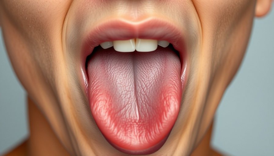 Close-up of person sticking out tongue relating to ozone exposure lung function.