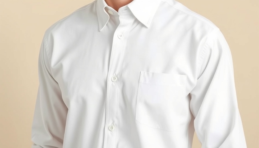 Ultra Wrinkle-Free Shirt showing smooth and crisp fabric.