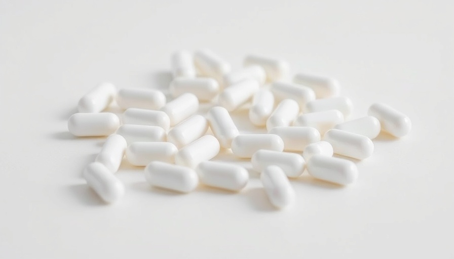 Close-up of white pills on a surface, benefits of statins for men's health