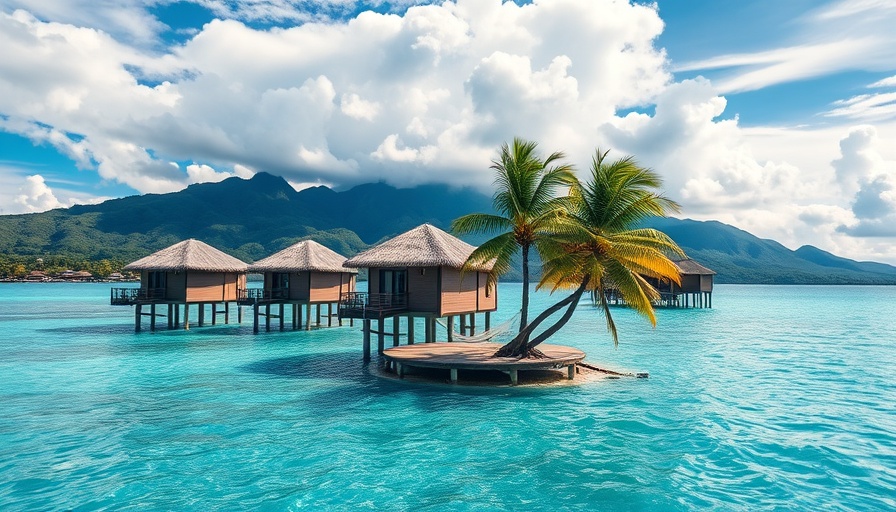 Anguilla Digital Nomad Visa - Stunning overwater bungalows and hammock setup.