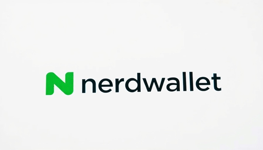 Minimalist Nerdwallet logo on white background