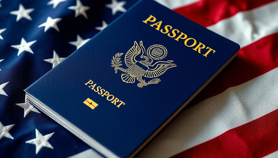 U.S. passport on American flag symbolizing global ranking.