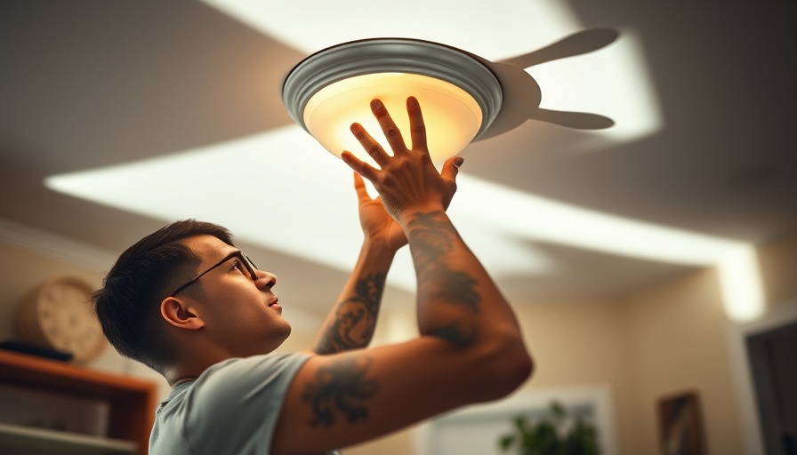 Taskrabbit work success: Installing a light fixture at home.