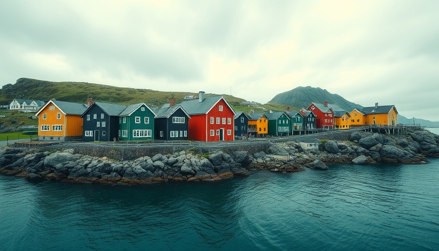 Digital nomad destinations Nyksund colorful coastal village