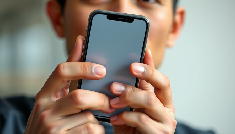 ExpressVPN performance review: close-up of app on phone.