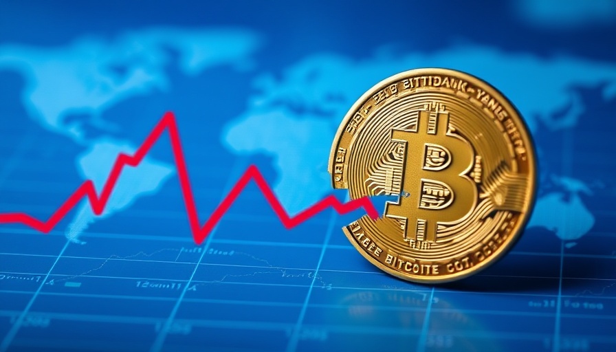 $LIBRA memecoins market collapse illustrated by broken Bitcoin and graph.