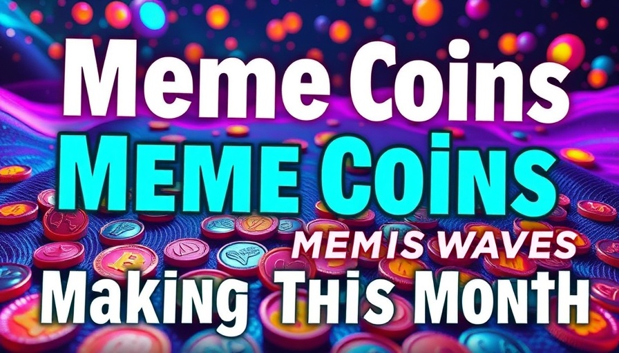 Best Meme Coins to Buy Now - colorful coins in a digital landscape.