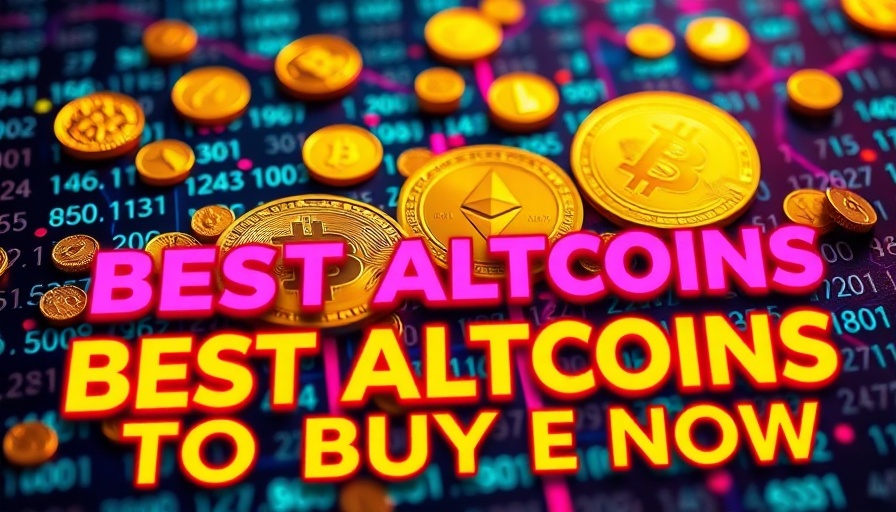 Best Altcoins to Buy Now digital coins on vibrant background