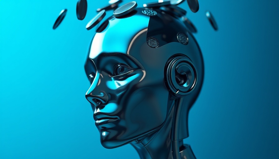 Futuristic humanoid with floating coins, Crypto Narratives March 2025