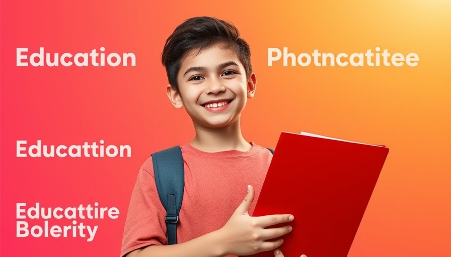 Turnitin AI report and plagiarism check: Student with folder promoting educational tech.