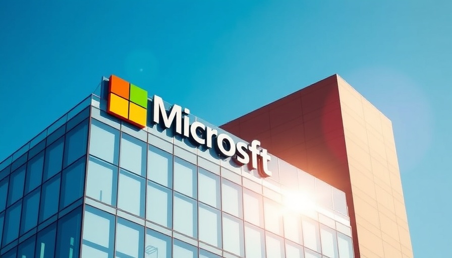 Microsoft corporate building reflecting job cuts in AI call centers.