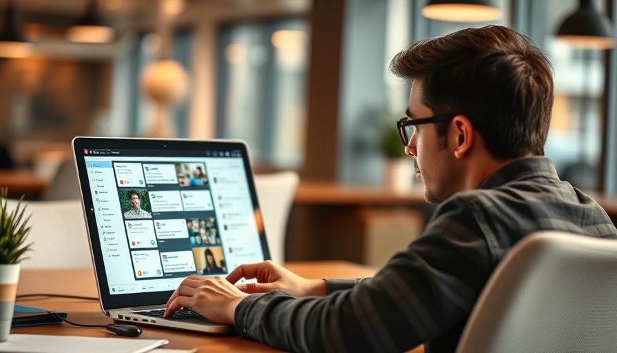 User interacting with Slack's interface for new AI tools in a professional setting.