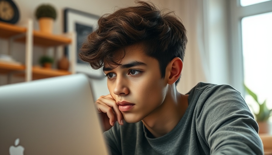 Person pondering the AI impact on entry-level jobs at a laptop.