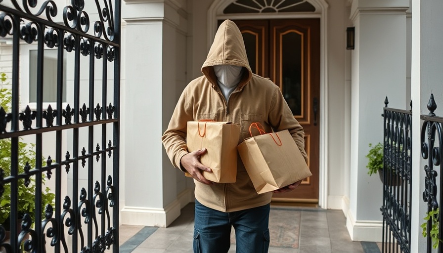 What is a porch pirate? Person taking packages on a porch.