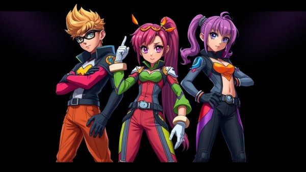 Stylized animated characters in vibrant clothing representing Netflix gaming acquisition.