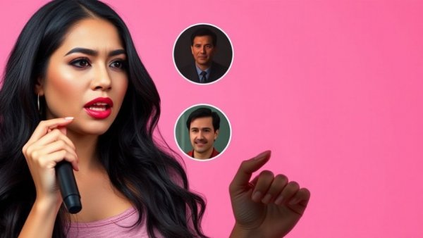 Nicki Minaj reacting emotionally in two-panel image, J.D. Vance insert below.