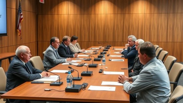 Macon news: Officials in a meeting at the Macon Water Authority.