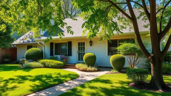 Suburban house with lawn illustrating seller concessions in real estate.