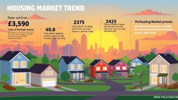 U.S. housing market in 2025 infographic showing trends.