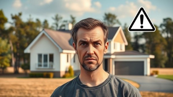 Modern homebuyer mistakes to avoid, photorealistic home image.