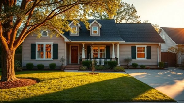 Charming suburban home representing flipping houses without using money.