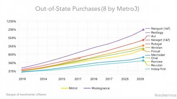 Graph showing out-of-state investors in single-family homes by metro area, 2019-2025.
