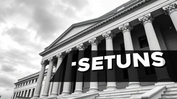 Bold modern text over classical building, highlighting tax breaks for seniors.