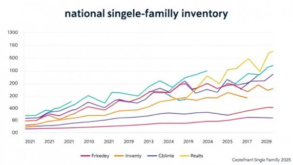 Graph depicting impact of lower mortgage rates on housing inventory trends 2021-2026.