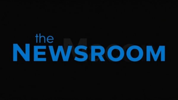 The Macon Newsroom logo in bold blue text on a black background.