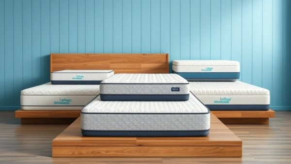 Vibrant mattress types display for best sleep needs 2026.