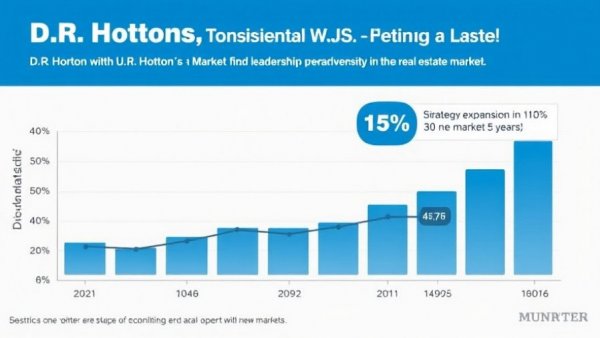 D.R. Horton market dominance visualized through market share graph.