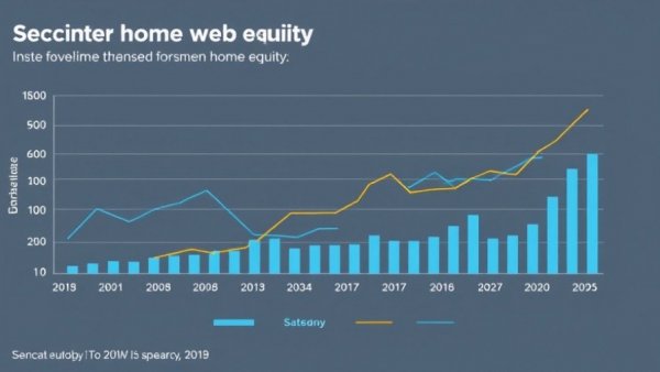 Historical changes in senior home equity graph from 2000 to 2025.