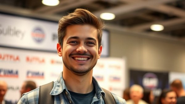 Quinton Aaron health news portrait smiling at event.