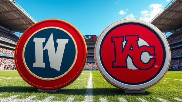 Super Bowl LX matchup Seahawks vs. Patriots with stadium backdrop.