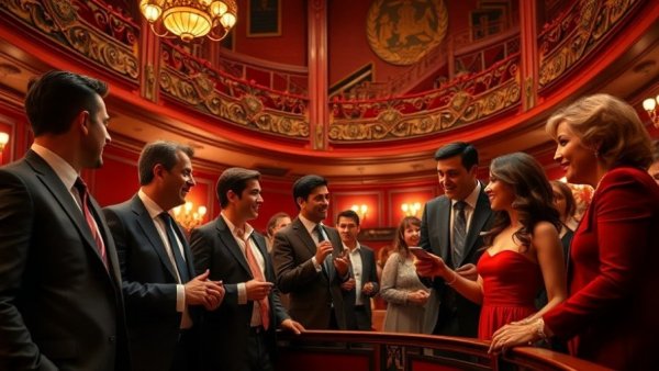 Nicki Minaj attends Melania premiere in theater balcony.