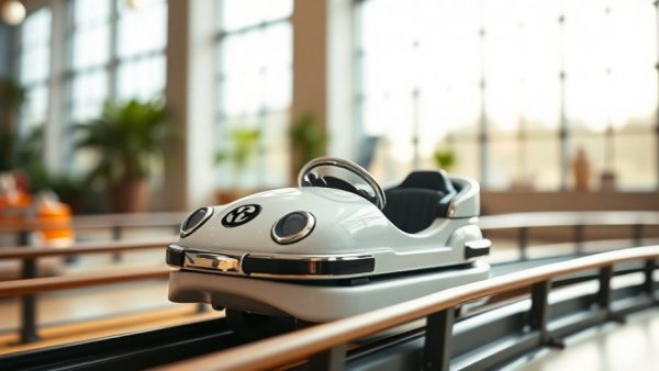 Google Auto Browse feature depicted with Chrome logo roller coaster.